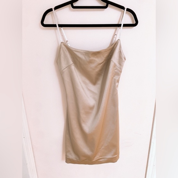 Aritzia Ten by Babaton Passion Dress Dovetail Taupe - Picture 3 of 12